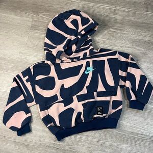 Nike Cody Hudson hoodie pink and blue kids hoodie